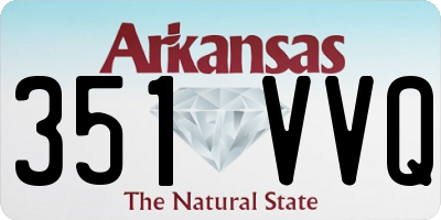 AR license plate 351VVQ