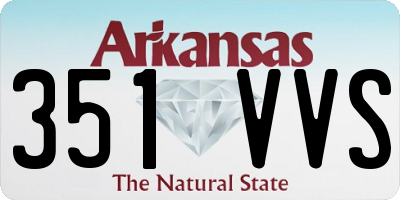 AR license plate 351VVS