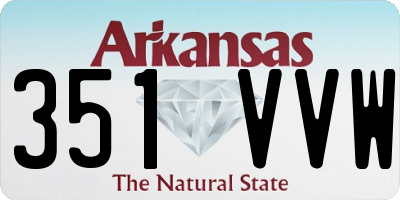 AR license plate 351VVW