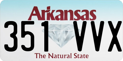 AR license plate 351VVX