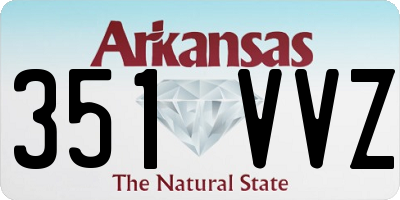 AR license plate 351VVZ