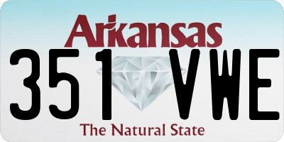 AR license plate 351VWE