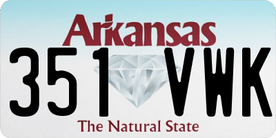 AR license plate 351VWK