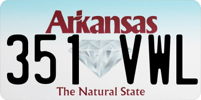 AR license plate 351VWL