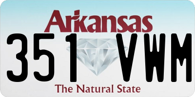 AR license plate 351VWM