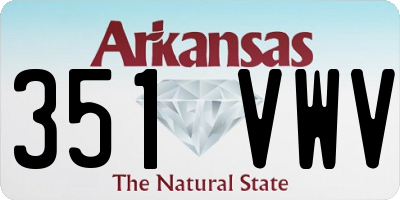 AR license plate 351VWV