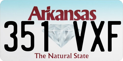 AR license plate 351VXF