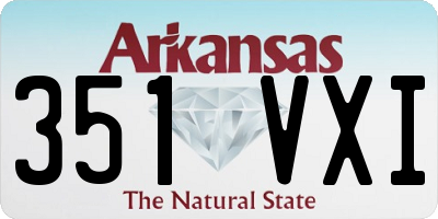 AR license plate 351VXI