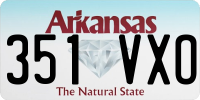 AR license plate 351VXO