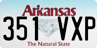 AR license plate 351VXP