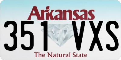 AR license plate 351VXS