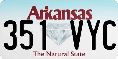 AR license plate 351VYC