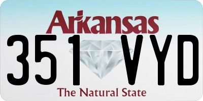 AR license plate 351VYD