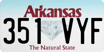 AR license plate 351VYF