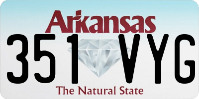 AR license plate 351VYG