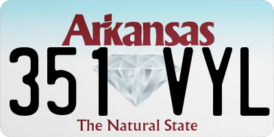 AR license plate 351VYL