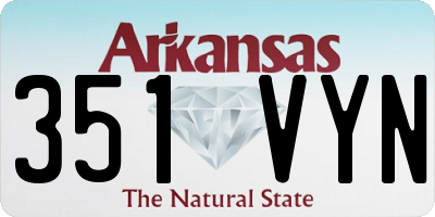 AR license plate 351VYN