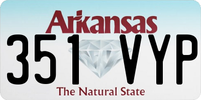 AR license plate 351VYP