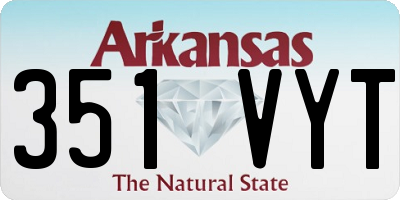 AR license plate 351VYT