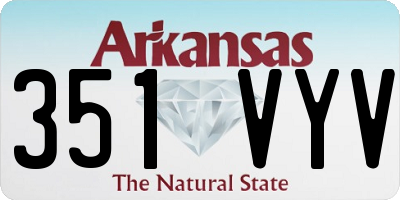 AR license plate 351VYV