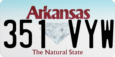 AR license plate 351VYW