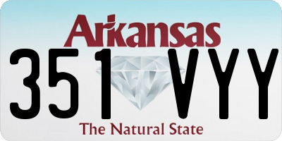 AR license plate 351VYY