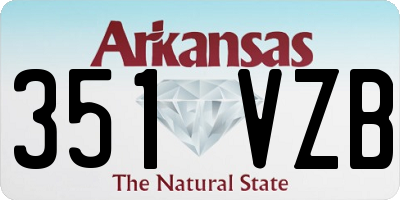 AR license plate 351VZB