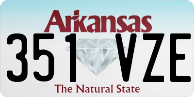 AR license plate 351VZE