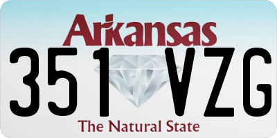 AR license plate 351VZG