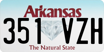 AR license plate 351VZH