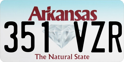 AR license plate 351VZR