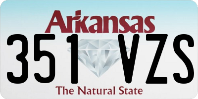 AR license plate 351VZS
