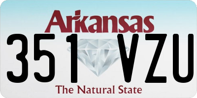 AR license plate 351VZU