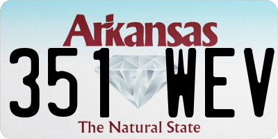 AR license plate 351WEV