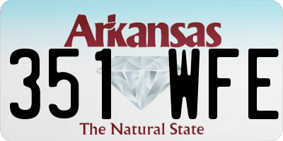 AR license plate 351WFE