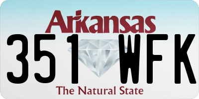 AR license plate 351WFK