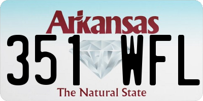 AR license plate 351WFL