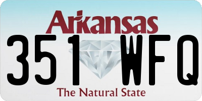 AR license plate 351WFQ