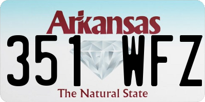 AR license plate 351WFZ