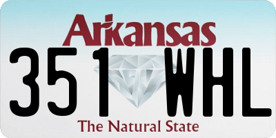 AR license plate 351WHL
