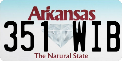 AR license plate 351WIB