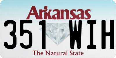 AR license plate 351WIH