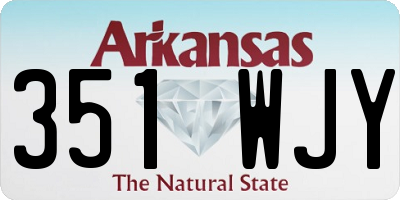 AR license plate 351WJY