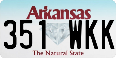 AR license plate 351WKK