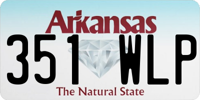AR license plate 351WLP