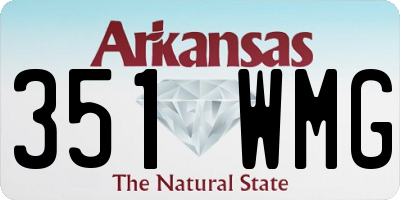 AR license plate 351WMG