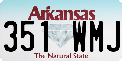AR license plate 351WMJ
