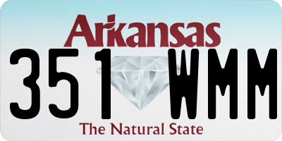 AR license plate 351WMM