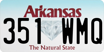 AR license plate 351WMQ