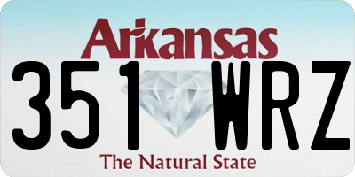 AR license plate 351WRZ